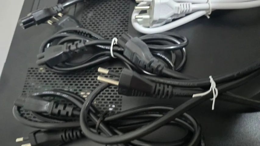 Lote de 5x Cabos De Força Tripolar para fonte - Foto 3
