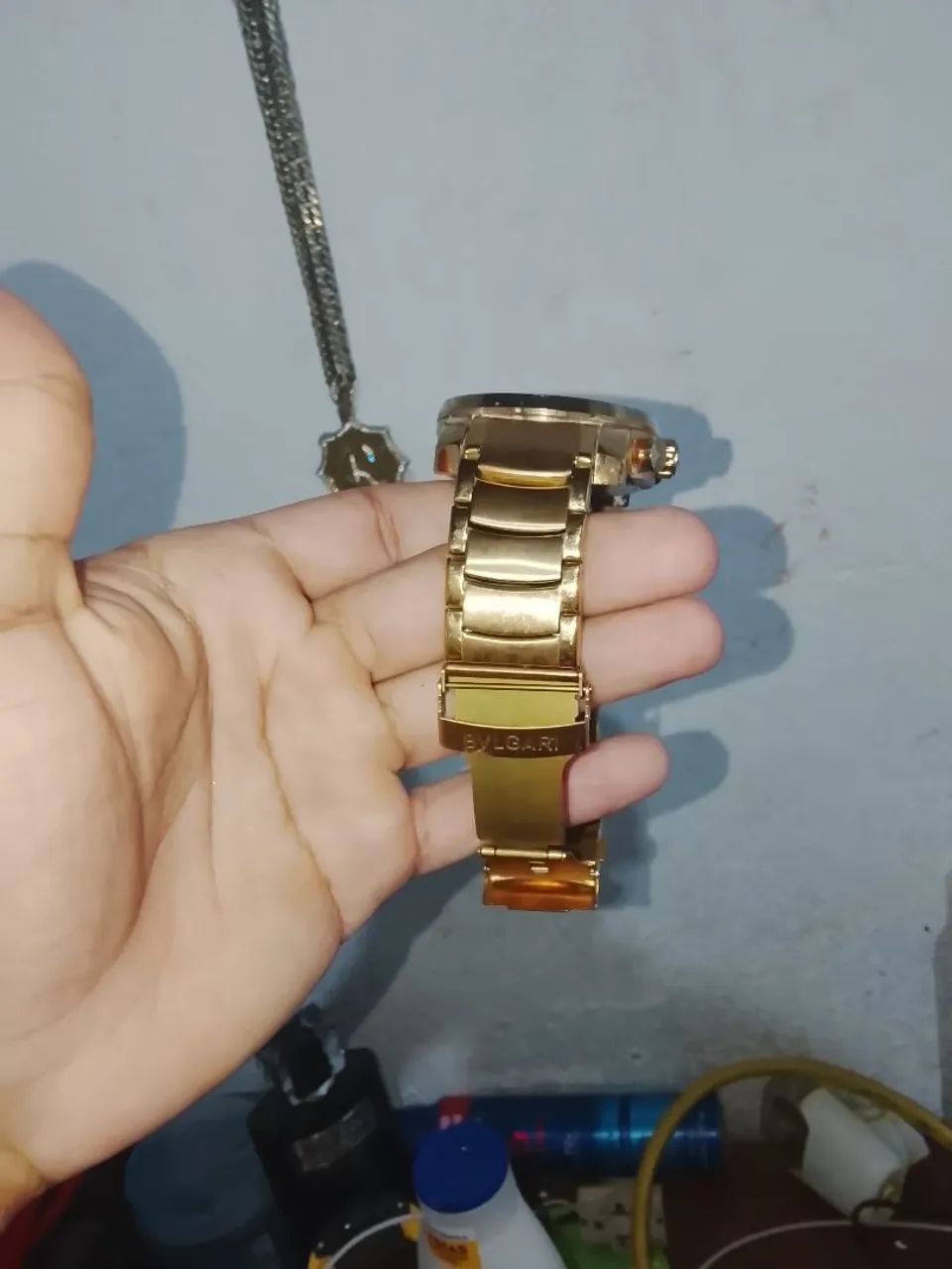 ? RELÓGIO ESTILO BVLGARI ? MODELO DOURADO - Foto 5