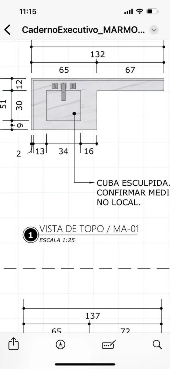 Vendo pia de mármore
