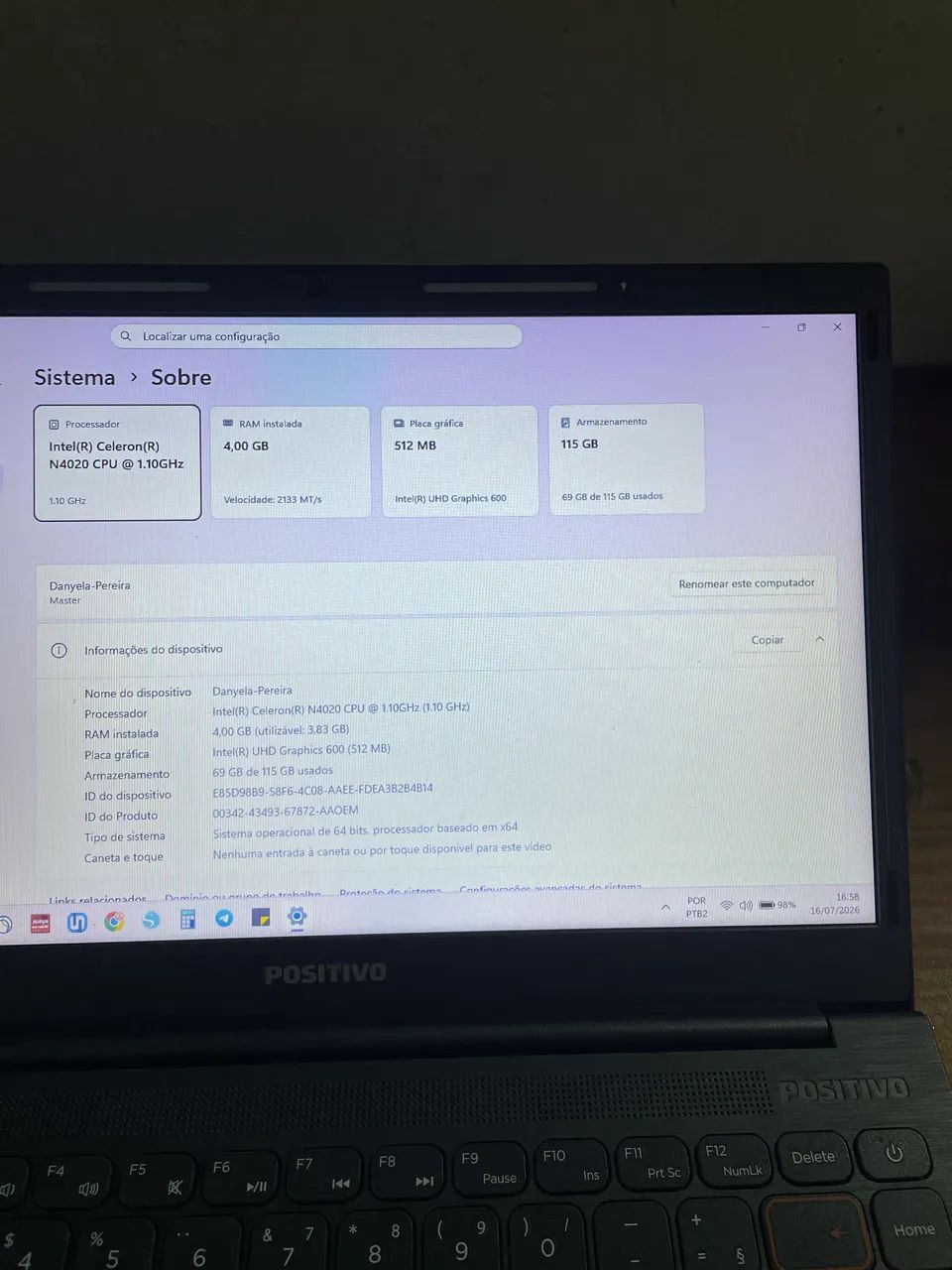 Notebook Positivo Vision C14 - Foto 4