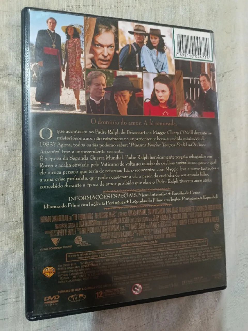 Dvd telefilme Os Pássaros Feridos - Tempos perdidos (Original e com dublagem) - Foto 2