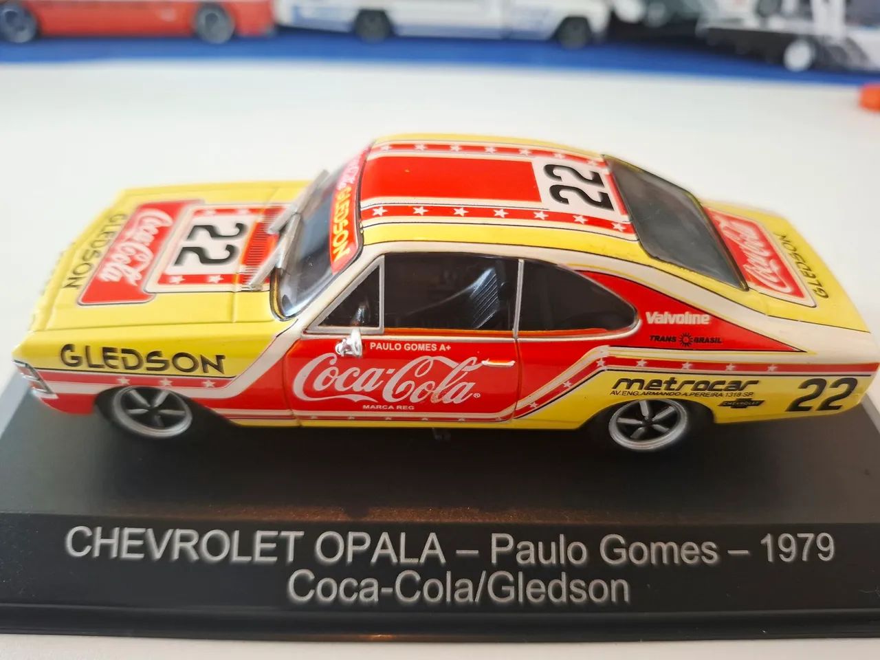 Miniatura Stock Car Opala Coca Cola 22 Paulo Gomes!!! RARIDADE!!! - Foto 2