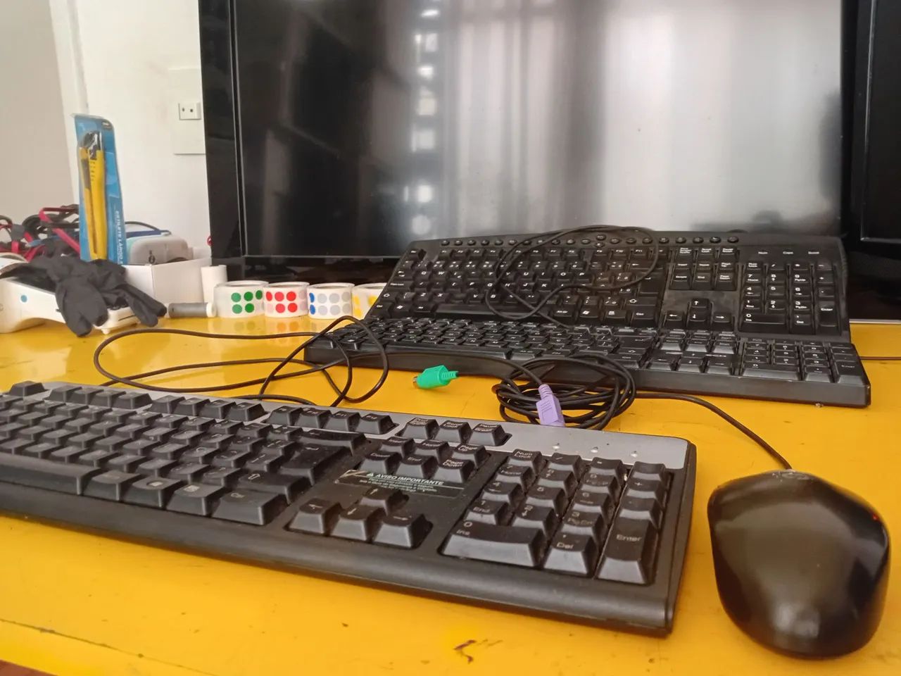 Kit HP Teclado e Mouse (PS2, não é USB) - Foto 2