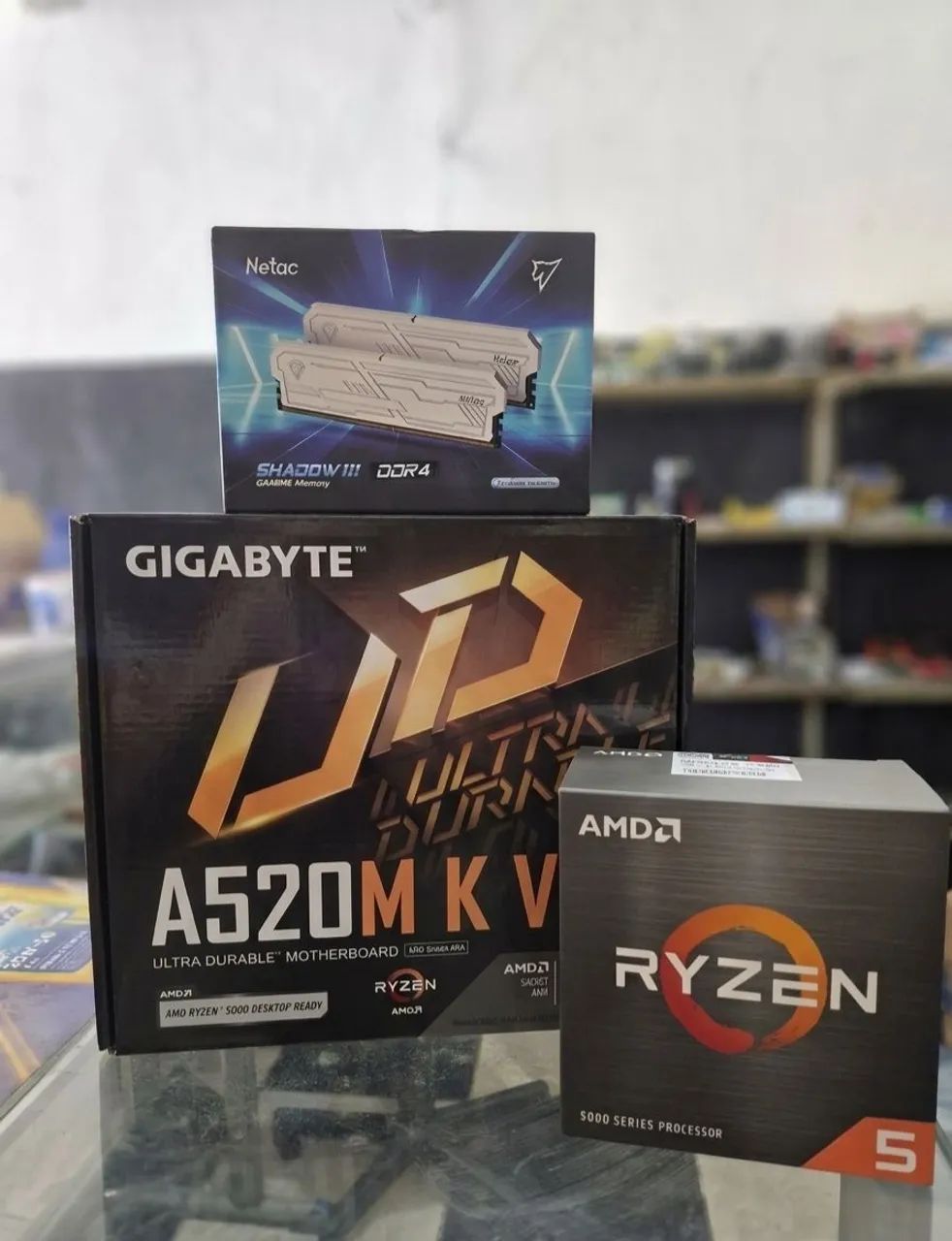 KIT UPGRADE RYZEN 5 5500 + A520M + 16GB - Foto 2