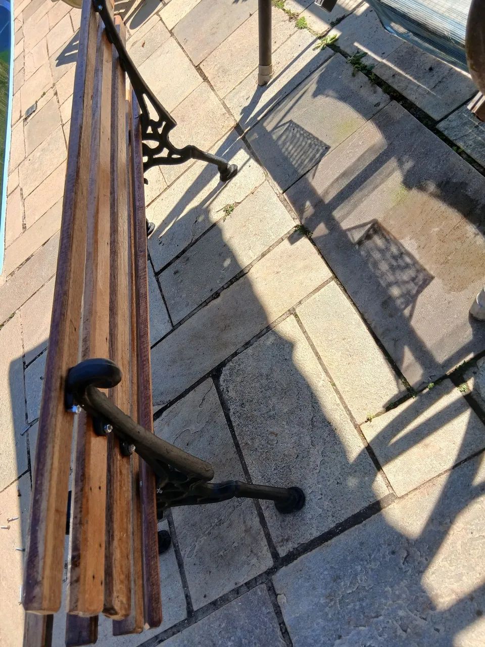 Banco de jardim em madeira pe de ferro  - Foto 3