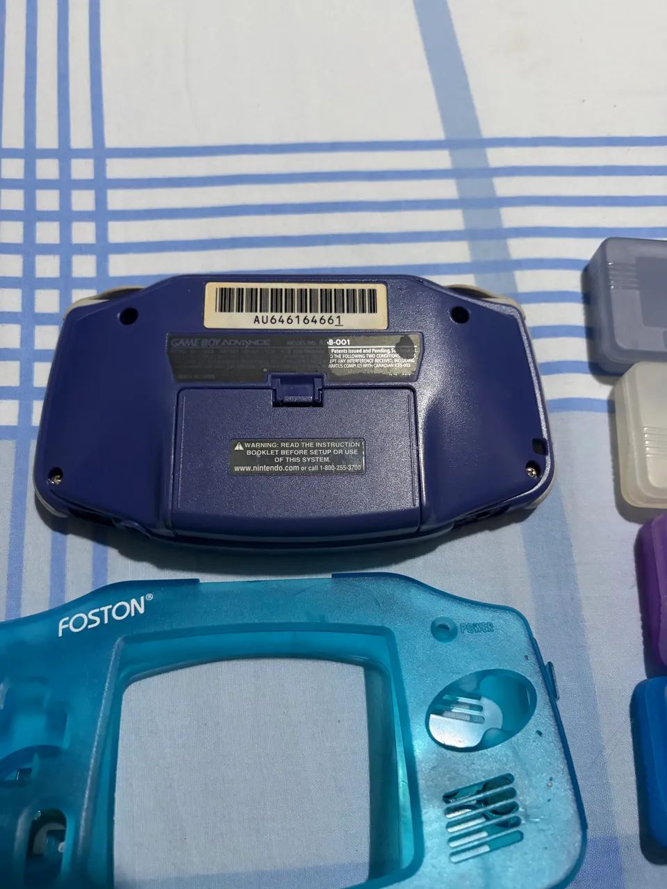 Gameboy advanced azul uma relíquia  - Foto 4