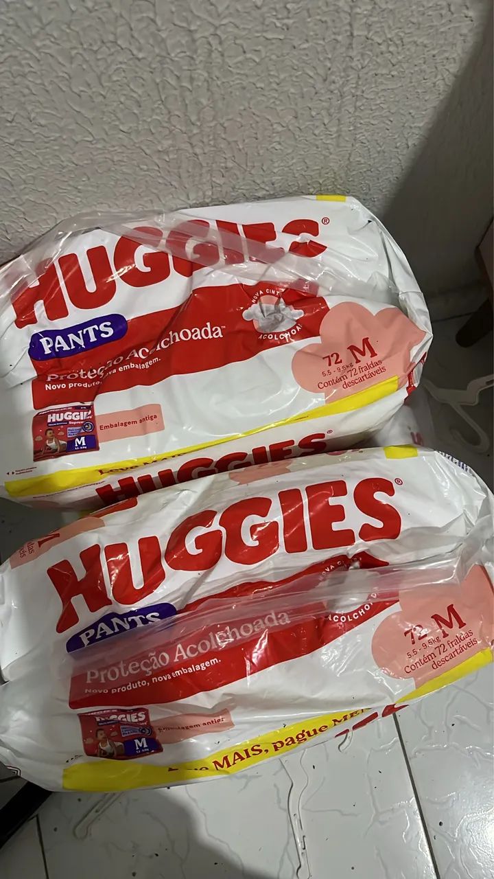 FRALDA HUGGIES M TROCA OU VENDA