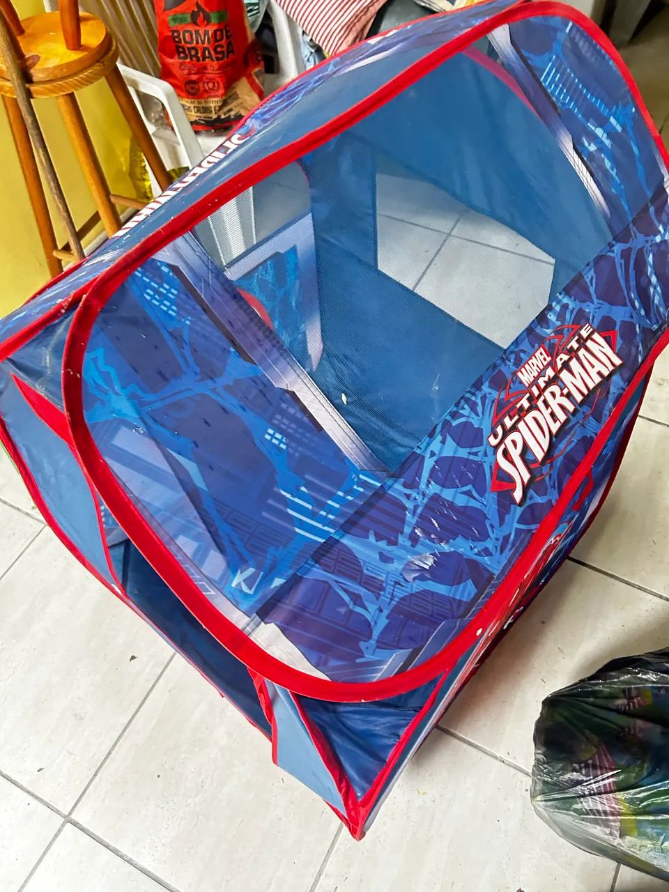 Barraca infantil homem aranha  - Foto 4