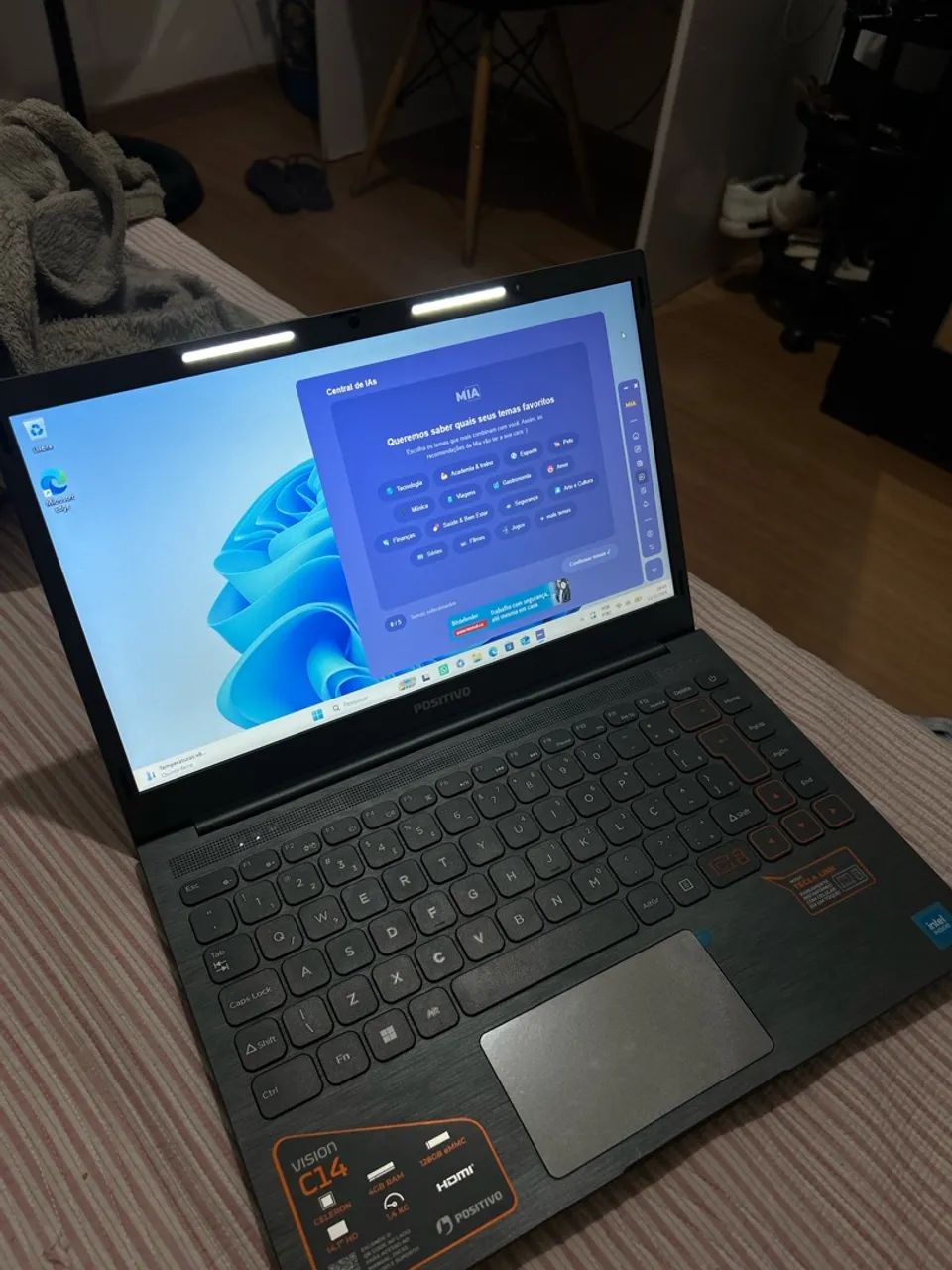 Notebook Positivo Vision C14 - Ótimo para estudos e trabalho