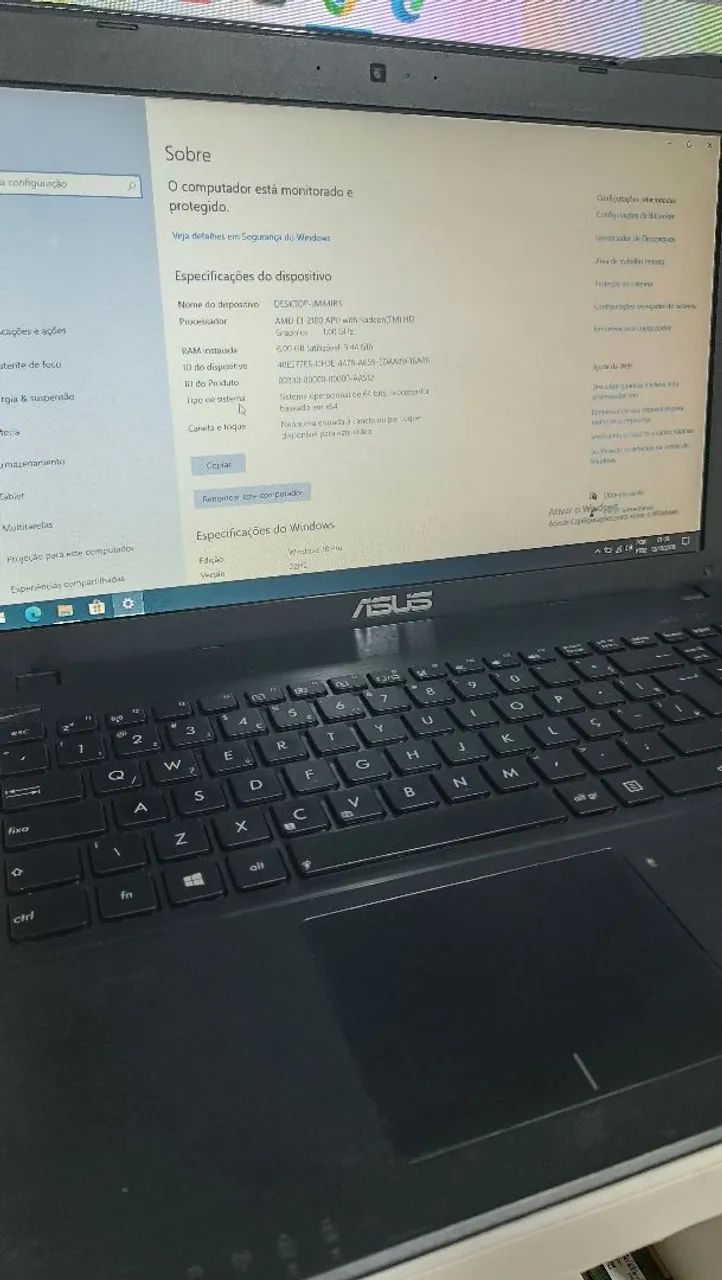 Notebook ASUS AMD OPORTUNIDADE DE NEGÓCIO 