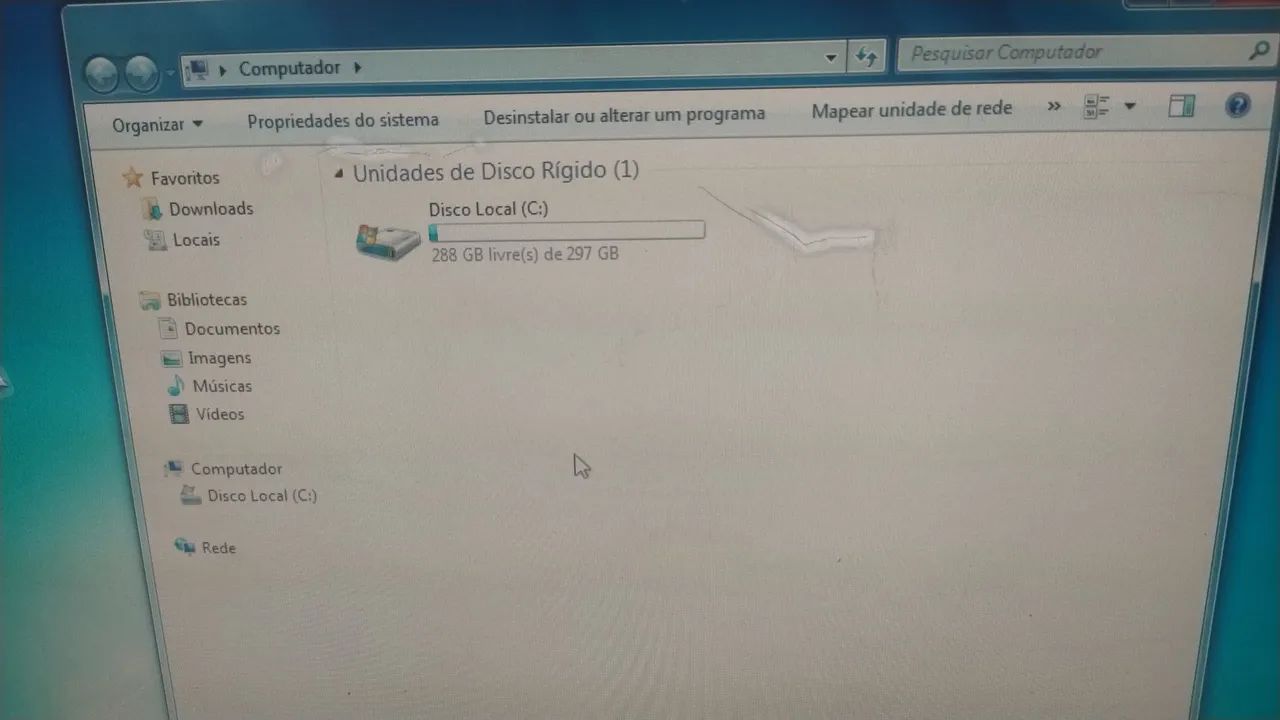 Computador completo, windows 7 professional , Celeron, com mouse, tela e teclado.  - Foto 2