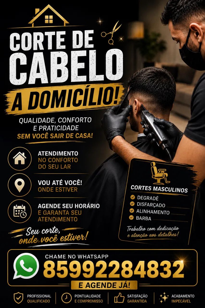 BARBEIRO A DOMICÍLIO 