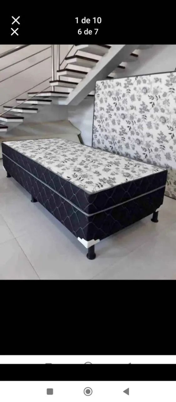 Cama solteiro molas ensacadas  - Foto 4
