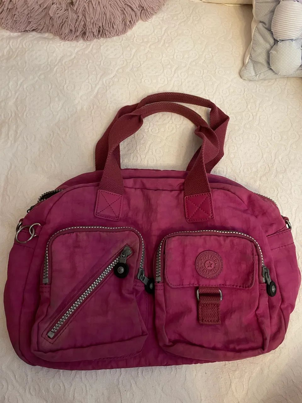 Bolsa Kipling rosa 