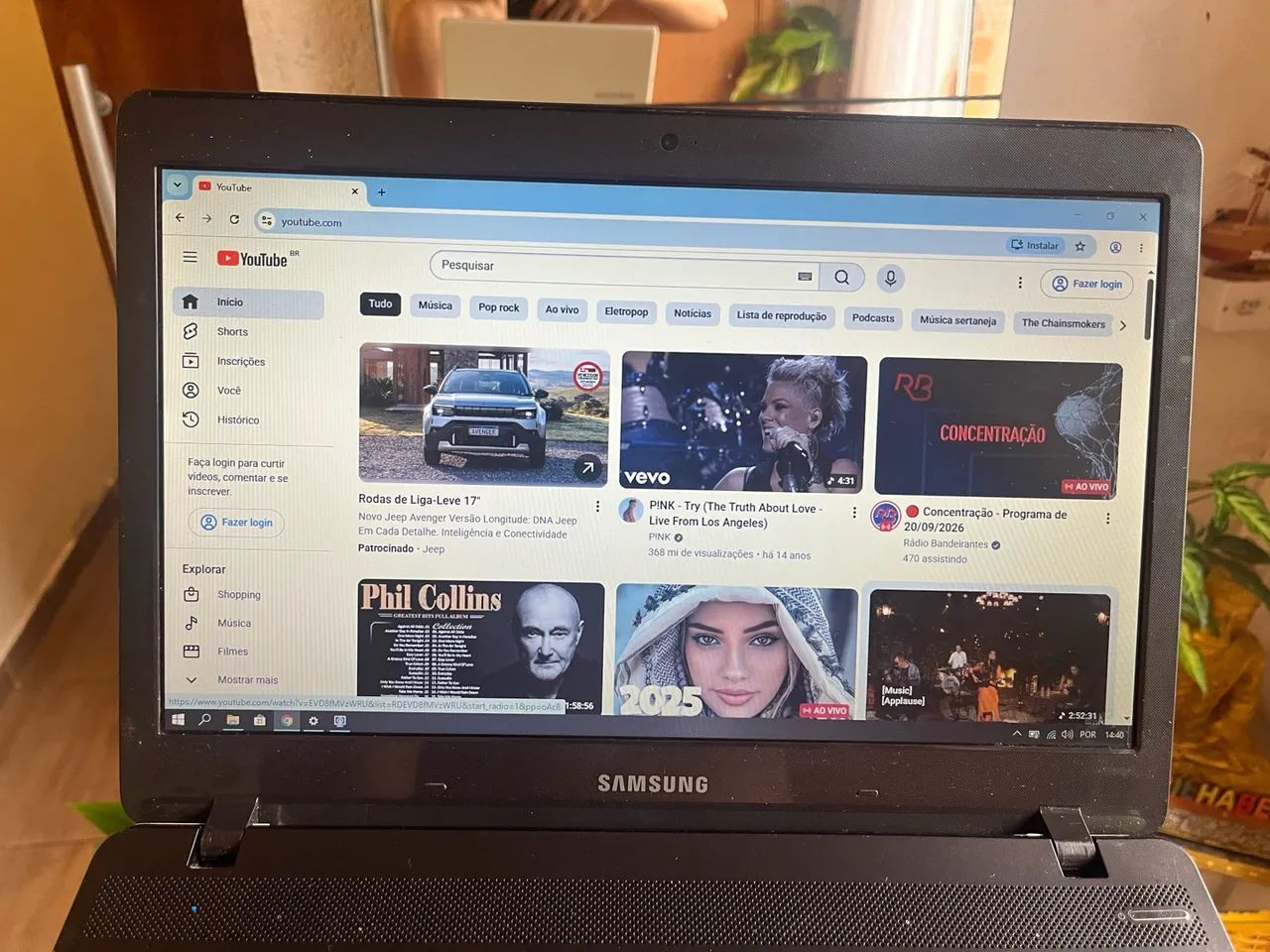 Notebook Samsung  4GB 500HD ENTREGO - Foto 4