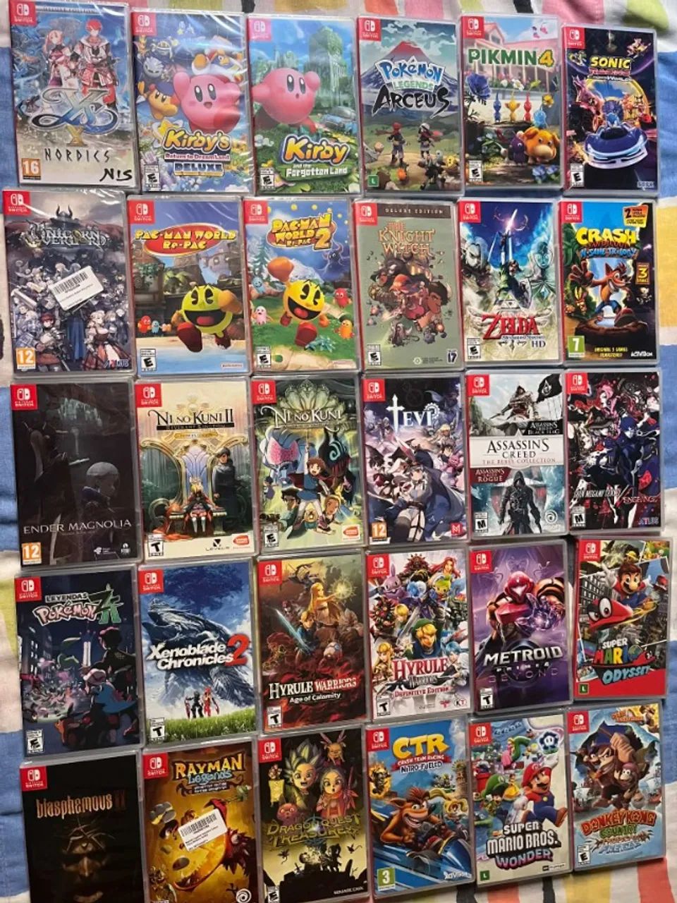 Vendo Jogos Nintendo Switch coleção