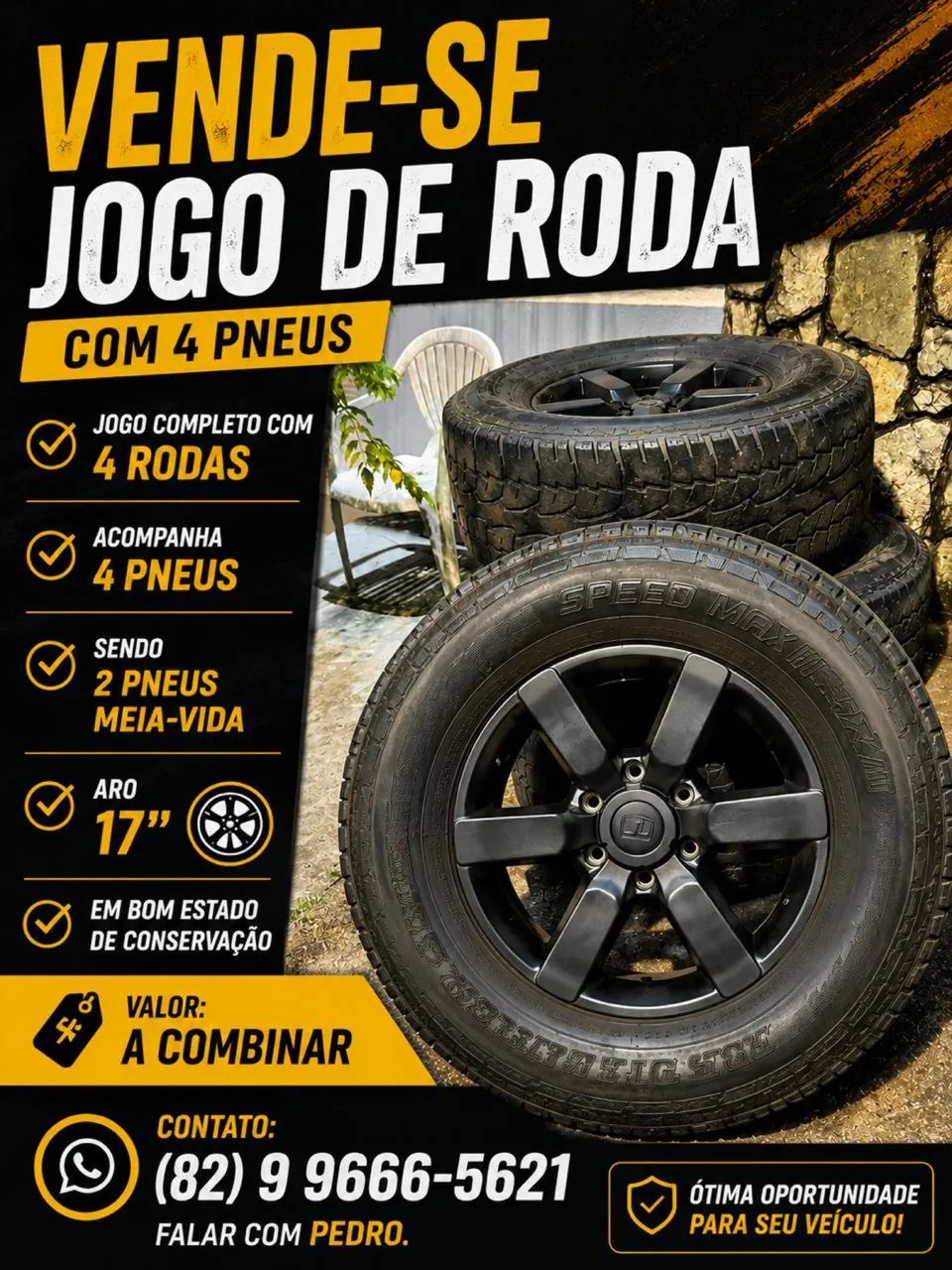 JOGO DE RODA ARO 18 