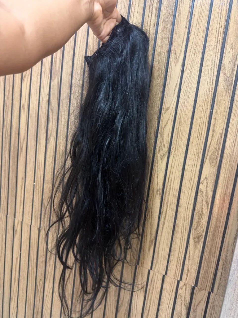 Vendo cabelo humano 65 cm 210 gramas, cabelo virgem - Foto 2