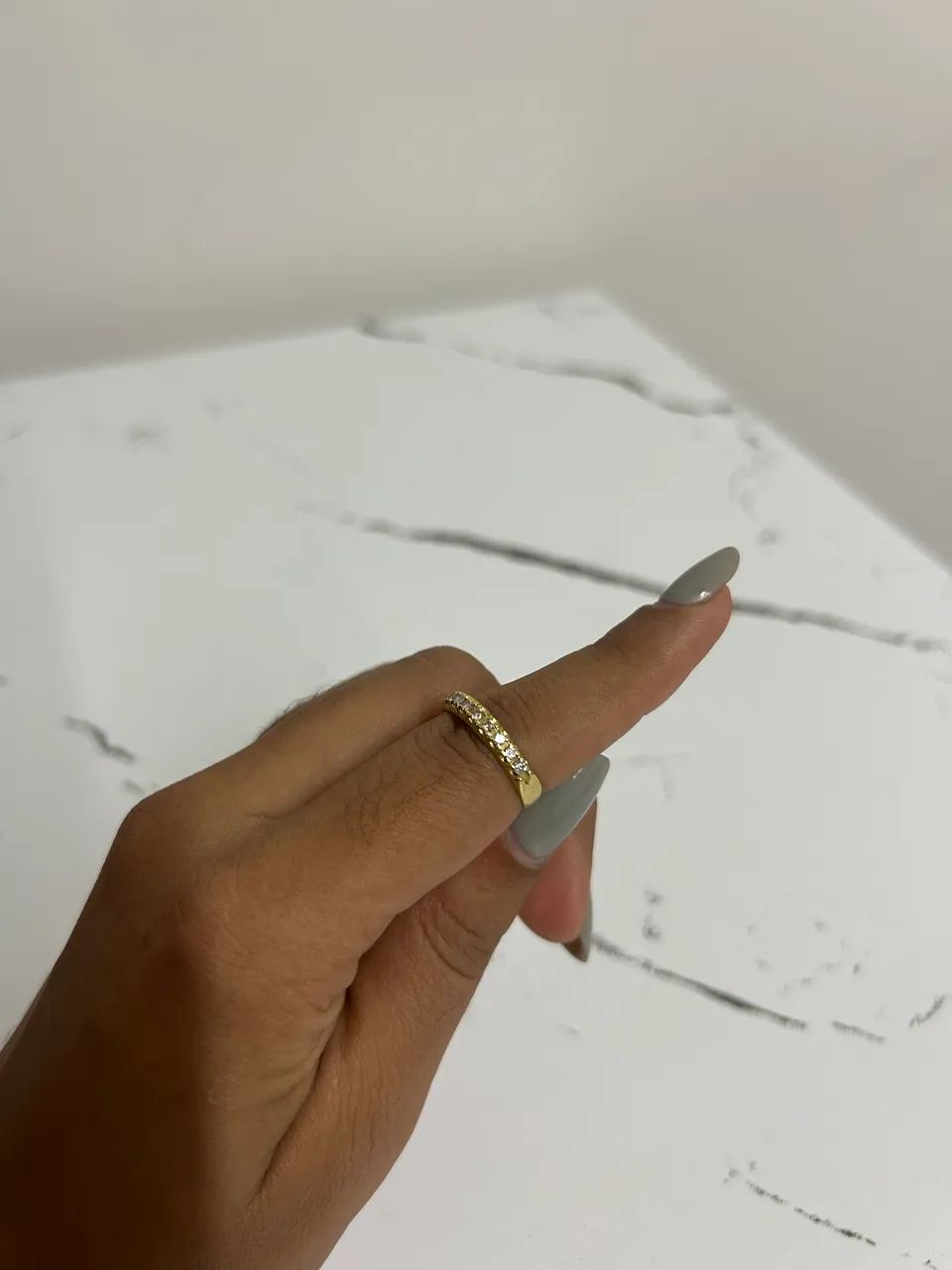 Vendo meia aliança em ouro  - Foto 3