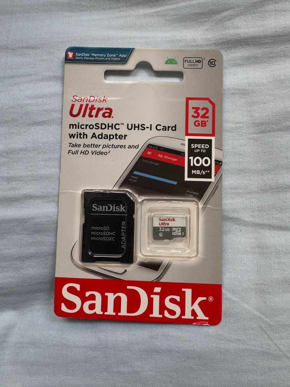 (ORIGINAL) Micro sd sandisk ultra 32gb