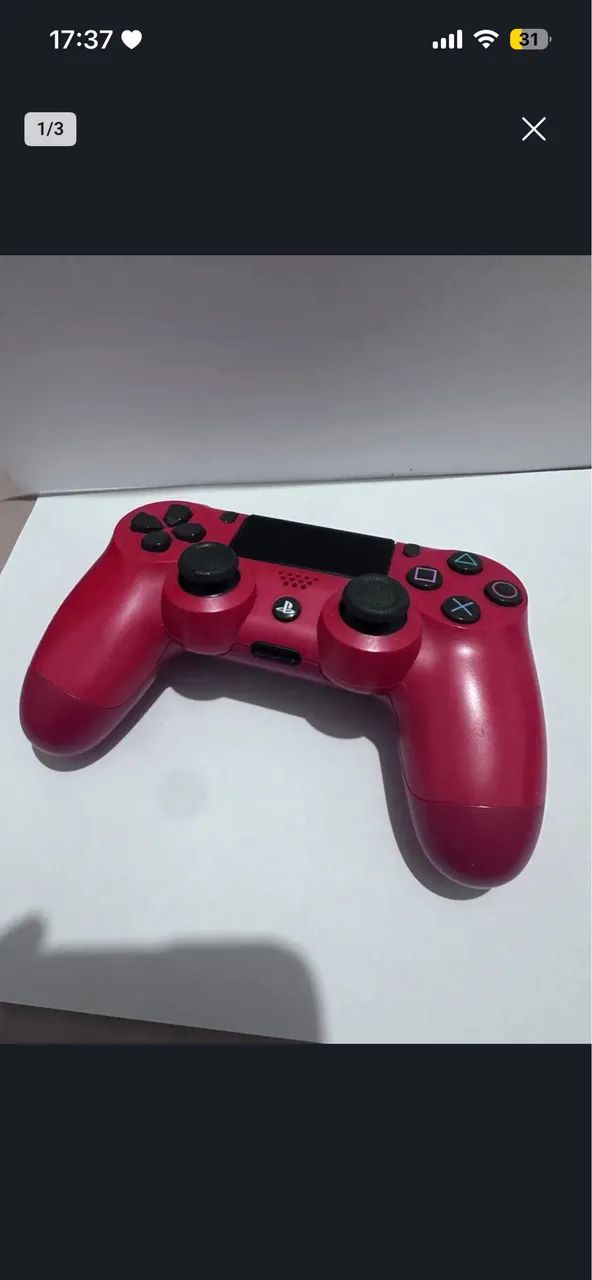 Controle PS4 Magma Red  - Foto 2