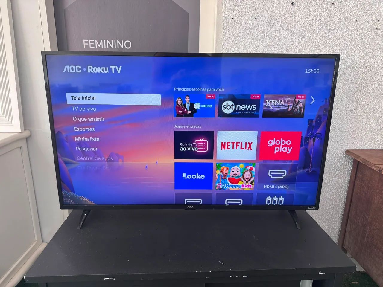 Tv Smart Aoc 43 polegadas - Foto 2