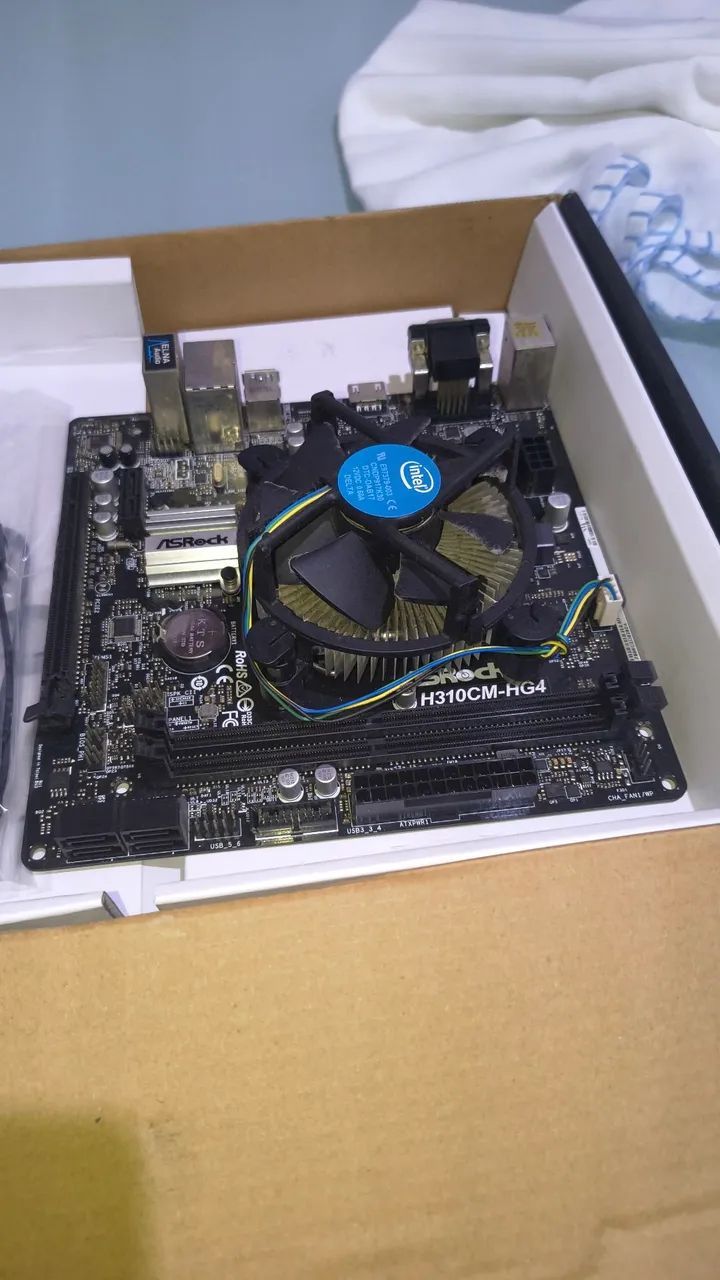 Kit processador i5 9400f + Placa mãe H310C - Foto 4