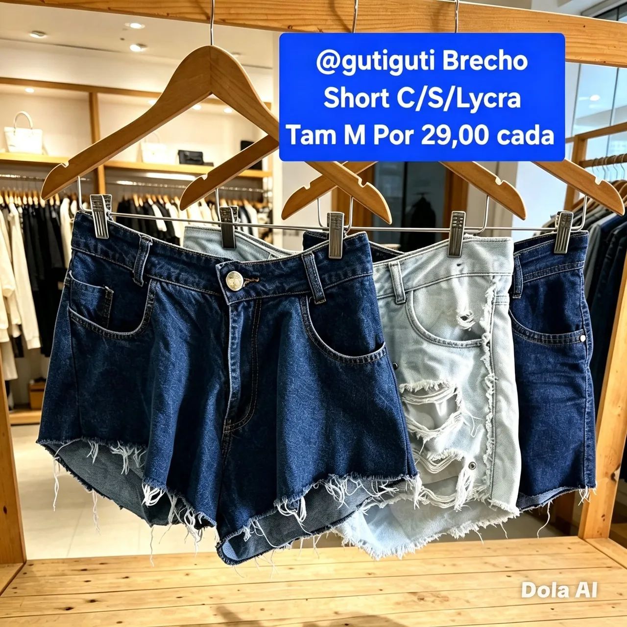 Short jeans 03 por so - Foto 5