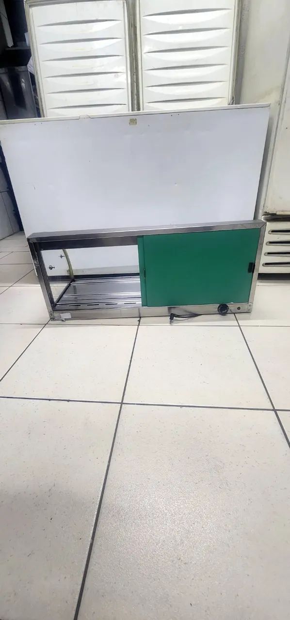 ESTUFA EXPOSITORA DE BANCADA VIDRO CURVO LANCHONETES E PADARIAS - Foto 2
