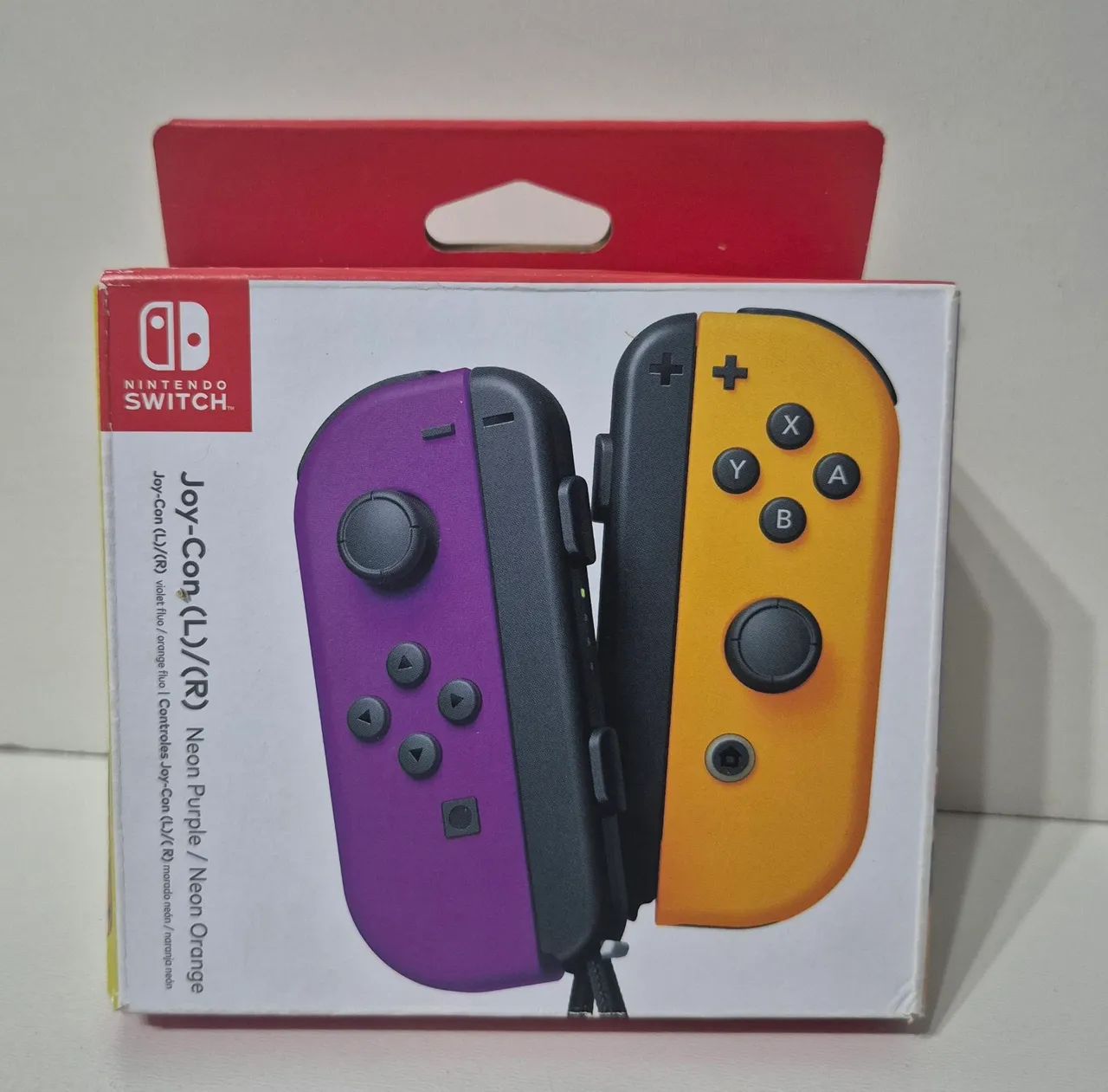 Joy con Roxo com Laranja Nintendo Switch Original usado - Foto 6