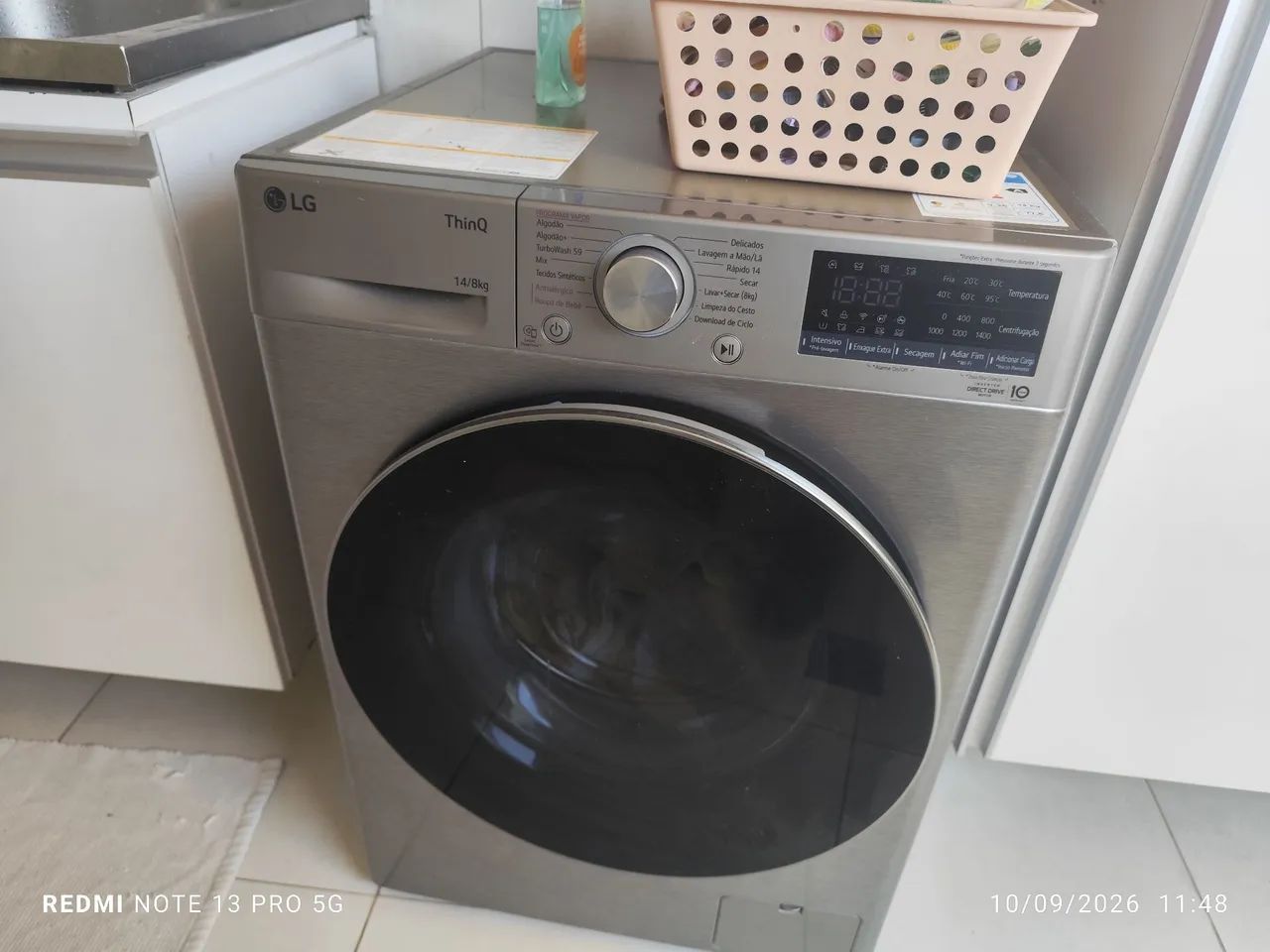 MAQUINA DE LAVAR MARCA LG WASHING MACHINE NOVA - Foto 2