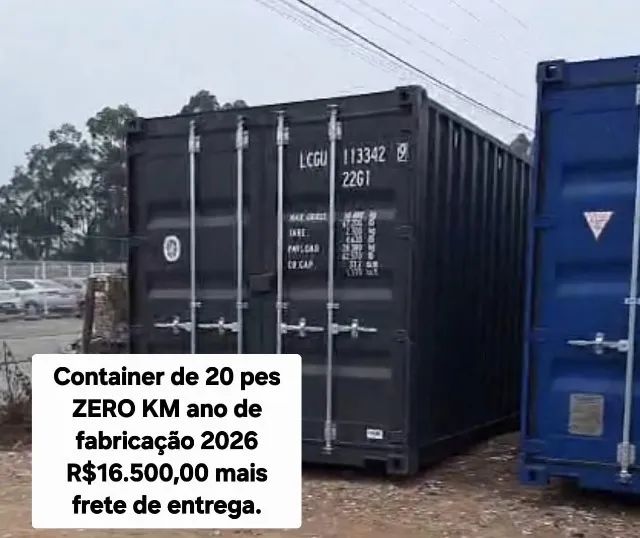 Container Marítimo 6 Metros - Zero KM (Novo) - R$ 16.500 - Foto 2