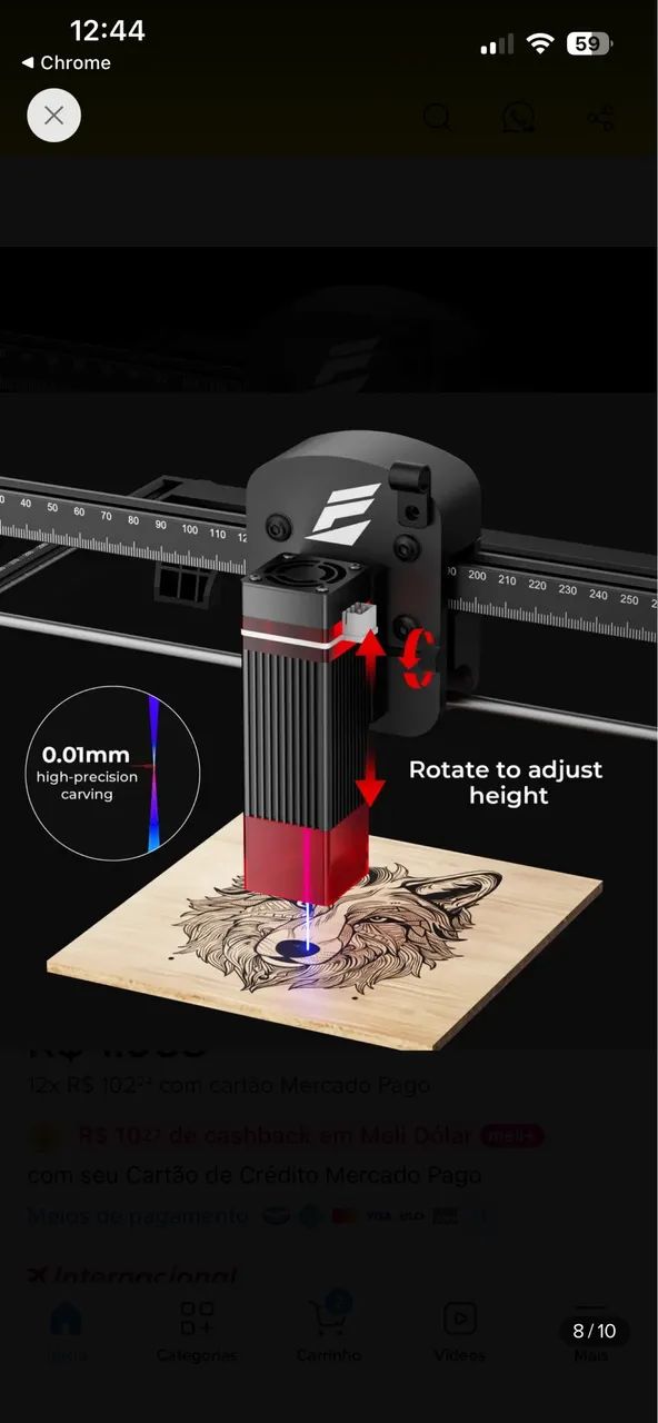 Máquina Gravação a Laser z6 - Foto 4