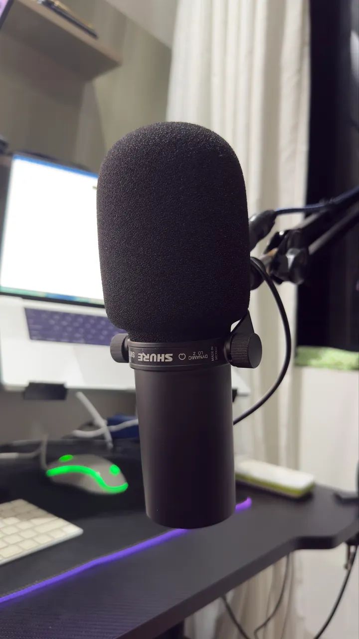 microfone shure sm7b + cloudlifter original  - Foto 2