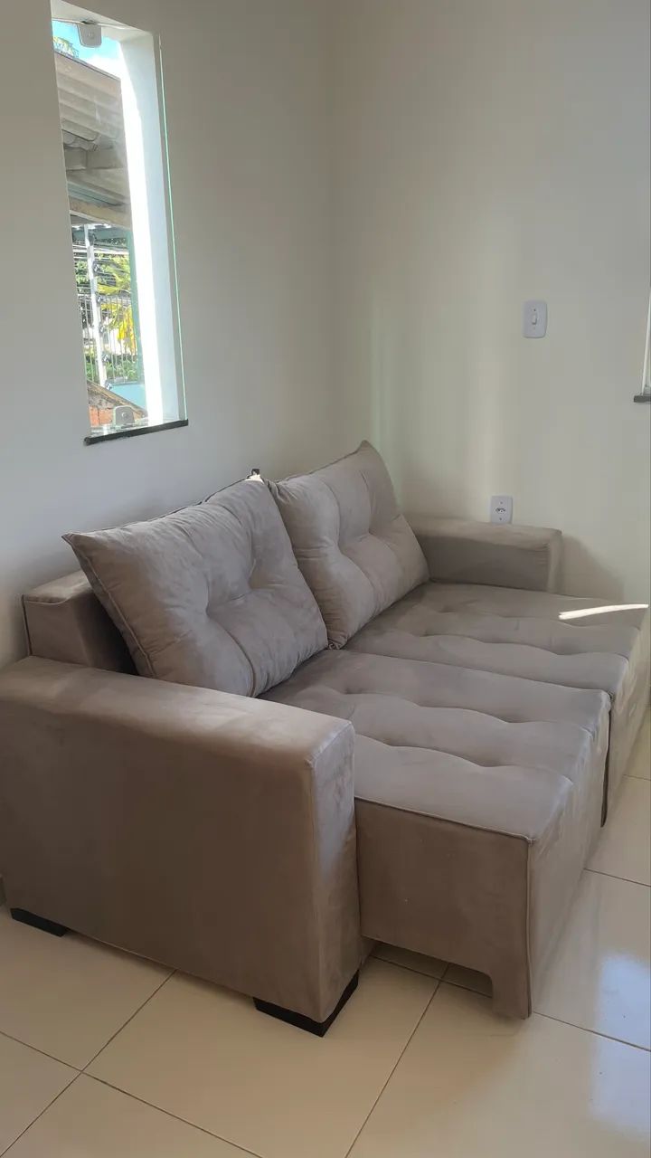 SOFÁ NOVO RETRÁTIL ENTREGA GRÁTIS - Foto 2
