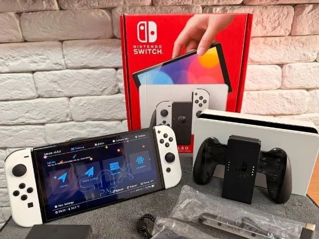 Nintendo Switch OLED - Desbloqueado + SD 256gb