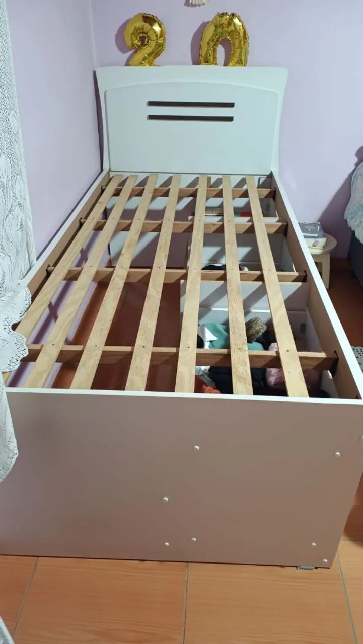 Cama solteiro com 7 gavetas  - Foto 4