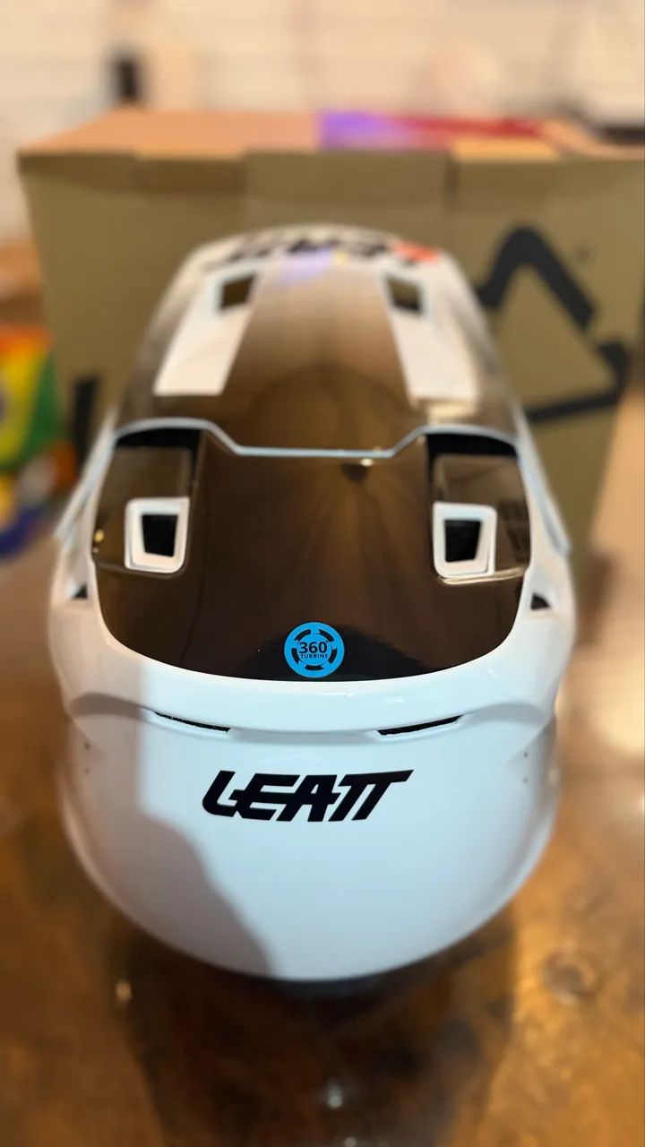 Capacete Leatt Gravity 8.0 Carbon Tamanho ?L? 58/60 - Foto 4