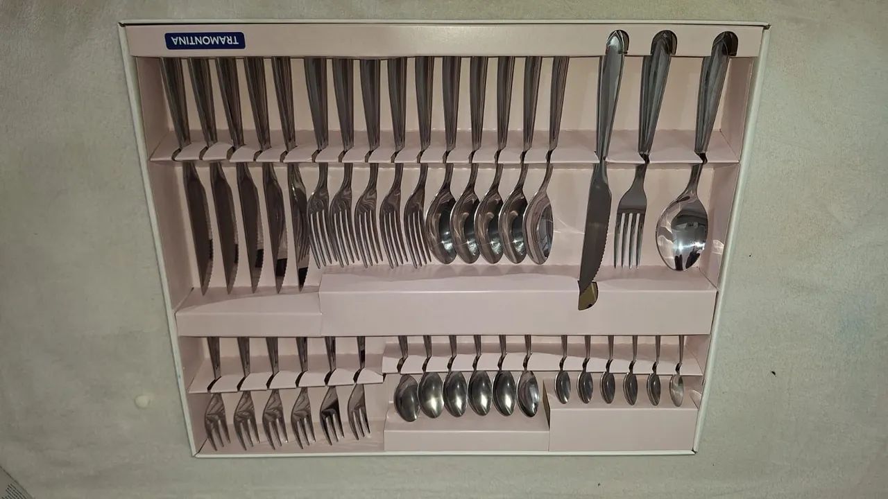Faqueiro Tramontina Inox 36 Peças - Novo na Caixa - Foto 2