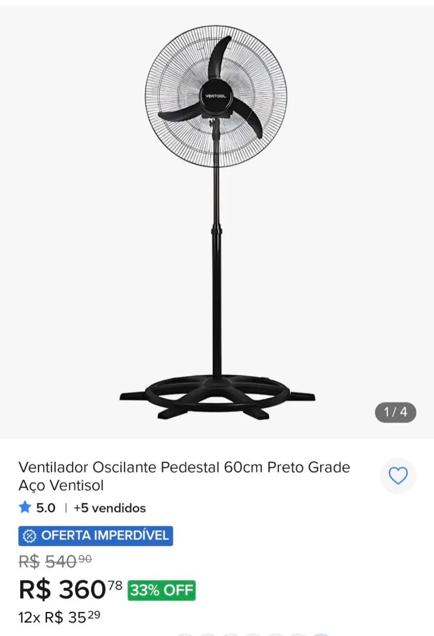 Ventilador novo