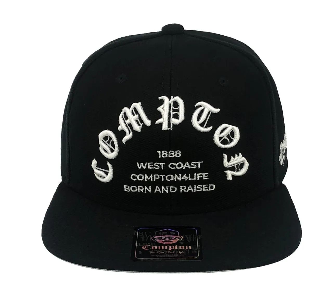 Boné Aba Reta Compton Linha Premium 
