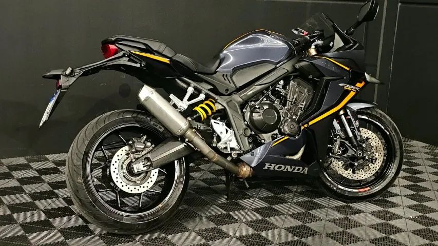  Honda CBR 650R 2021 Cinza - Foto 2
