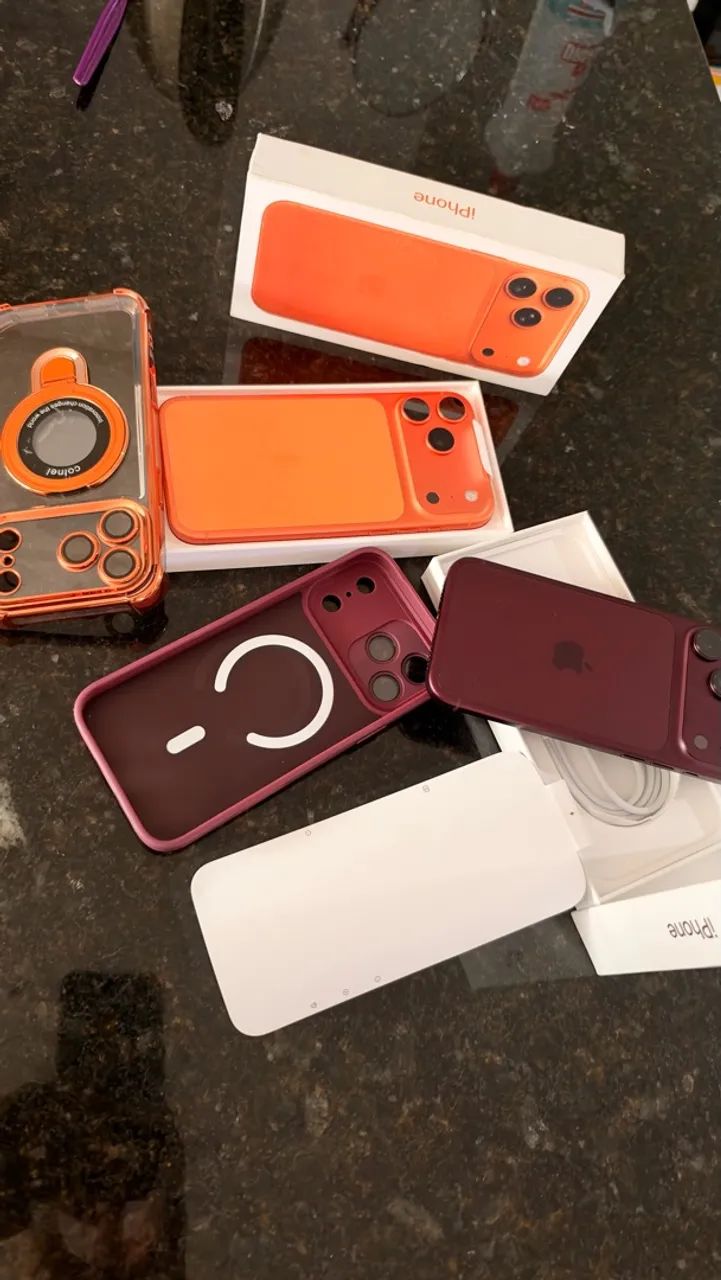 iPhone 17 Pro Max 256 GB na cor laranja - Foto 3