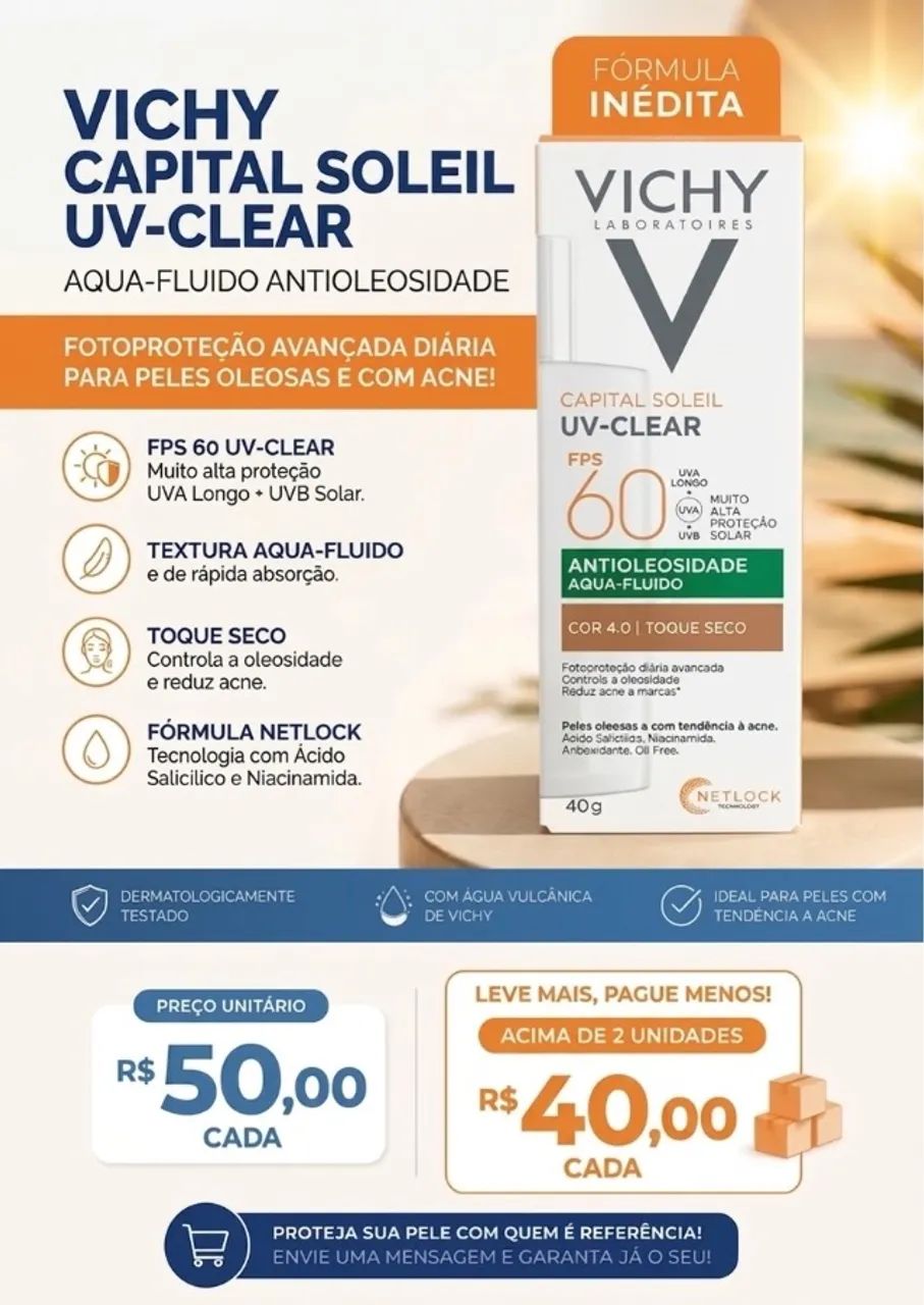 VICHY CAPITAL SOLEIL UV-CLEAR COR 4.0 - Foto 2