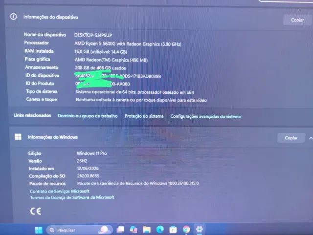 computador pc gamer Raizer 5 5600g - Foto 5