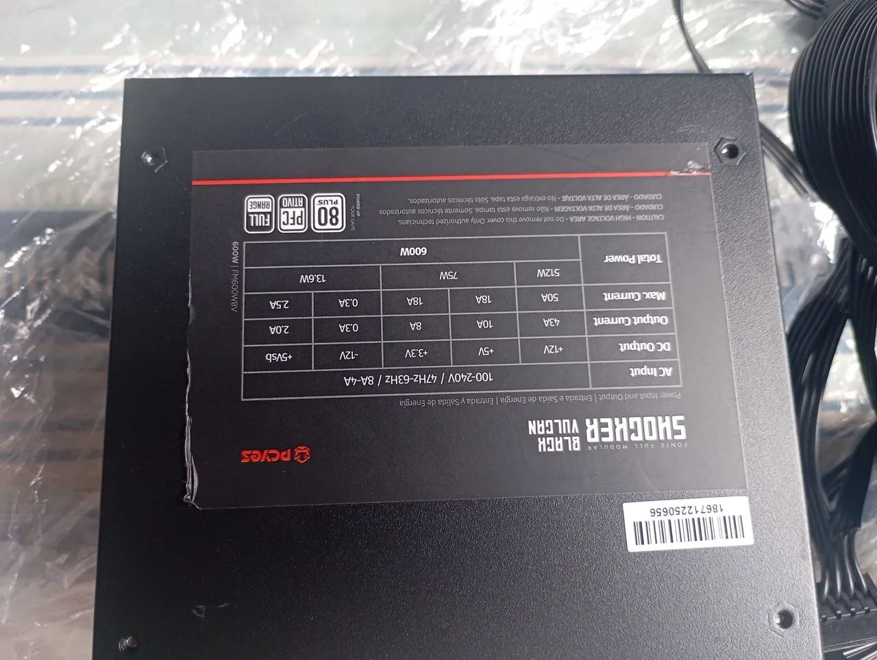 fonte 600w Pcyes full Modular  - Foto 3
