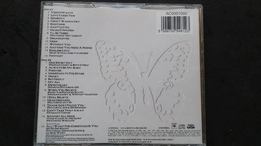 CD DUPLO ORIGINAL MARIAH CAREY - GREATEST HITS  - Foto 5