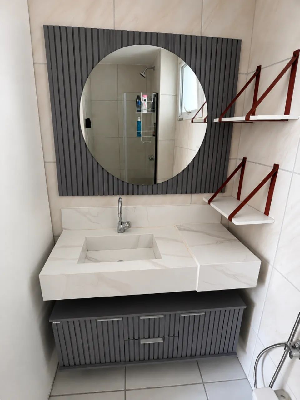 Kit Movel Banheiro Completo Moderno