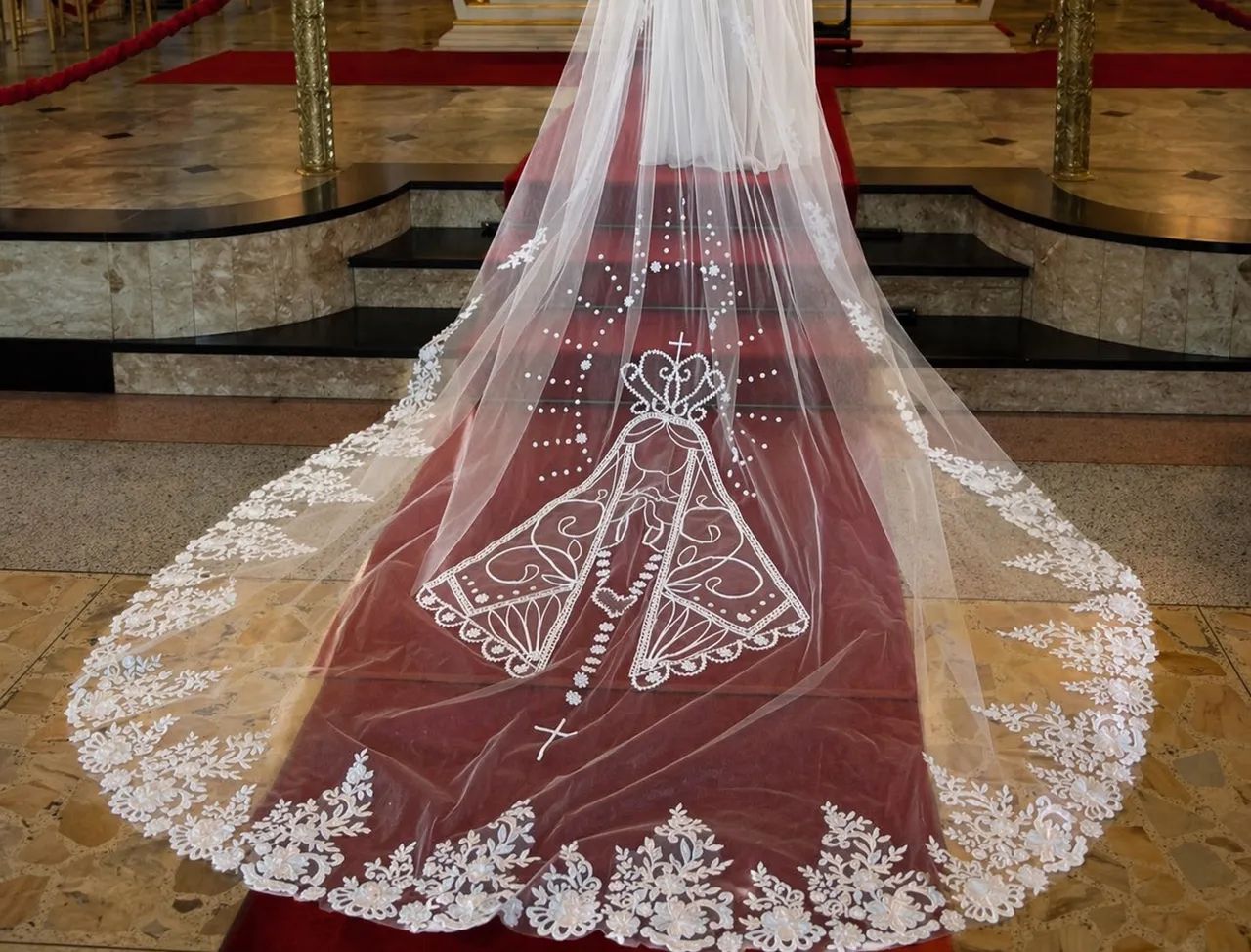 Véu Imagem Nossa Senhora Aparecida