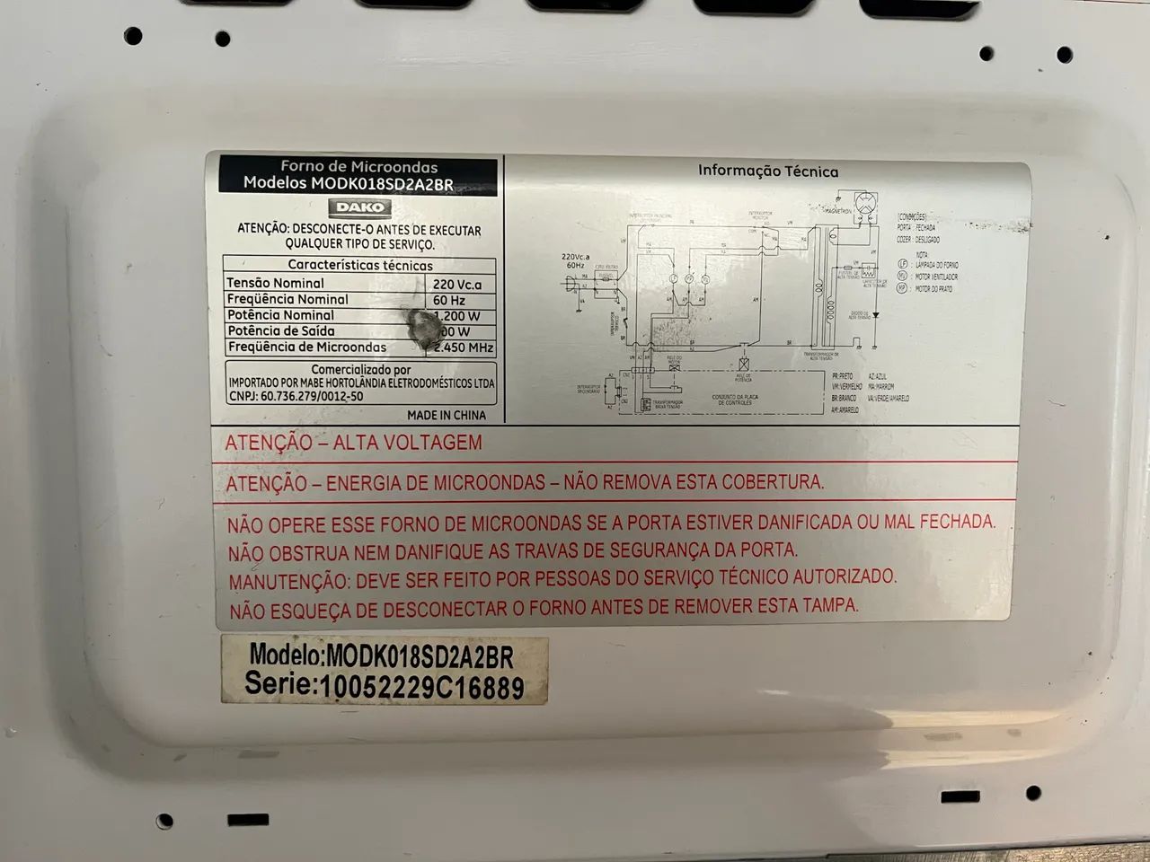 MICRO-ONDAS DAKO  - Foto 4
